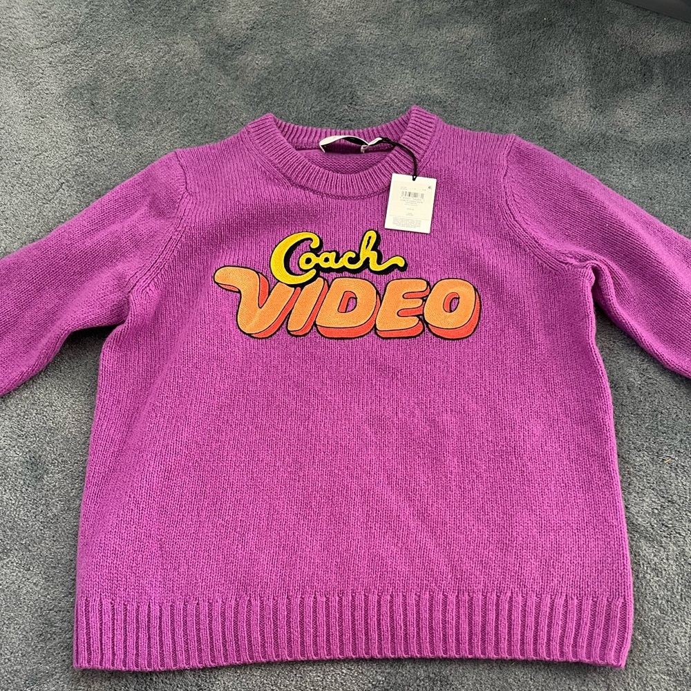 NWT Coach Sweater